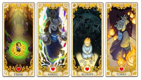 Of course, this is just my personal interpretation of how each character fits into the major arcana, and sadly there as of this time there aren't any plans to sell these as prints or actual cards. Dogbomber - Here it is, the Full Set of Undertale Tarot ...