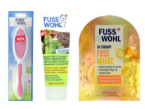 Kosmetyki do pielęgnacji stóp Fusswohl z Rossmanna