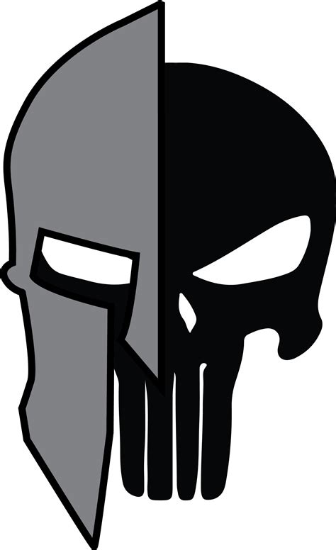Black And White Spartan Logo Logodix