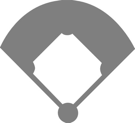 Black And White Baseball Diamond Free Download Clip Art Free