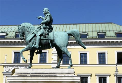 Equestrian Statue Of Churfürst Von Bayern Maximilian L In Munich Germany
