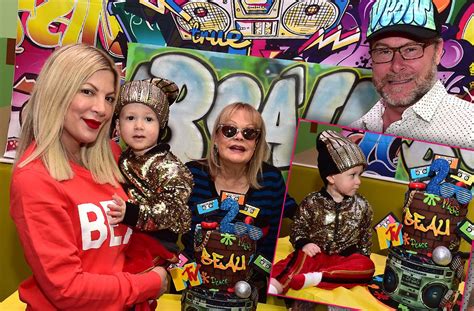 Tori Spelling Celebrates Son Beau Birthday With Mom Candy Spelling