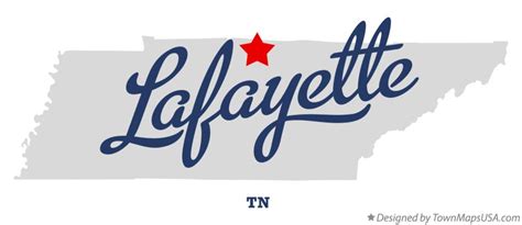 Map Of Lafayette Tn Tennessee
