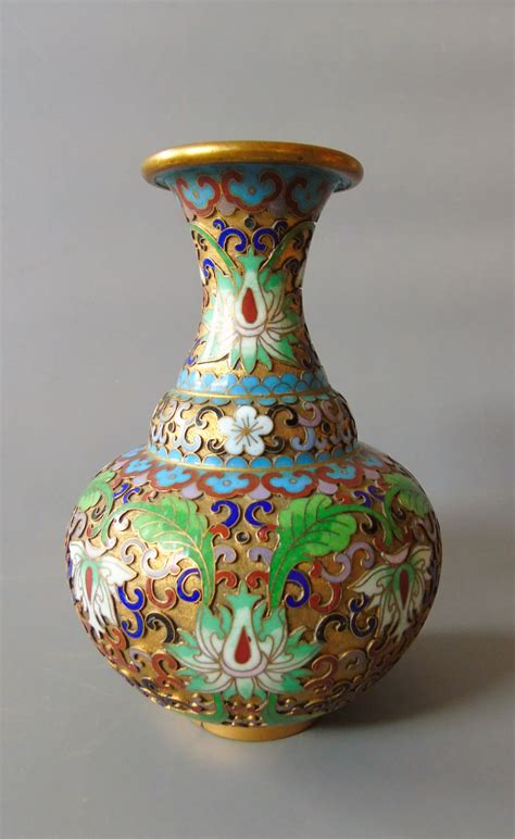 Antique Chinese Cloisonne Vase 640892 Uk