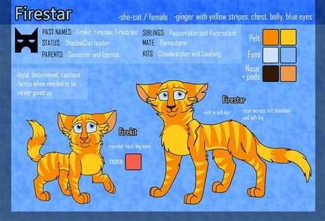 Firestar Reference Sheet Commission By Thedawnmist On Deviantart In 2021 Warrior Cats Warrior