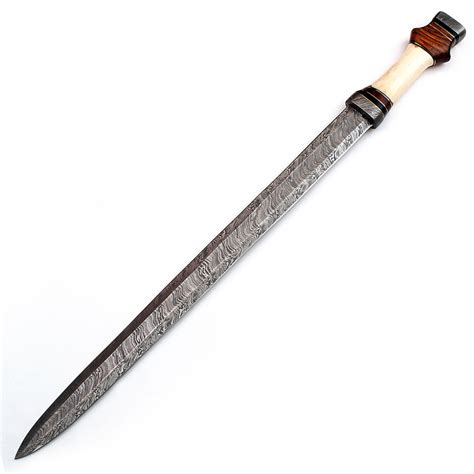 Roman Infantry Army Spatha Damascus Steel Sword