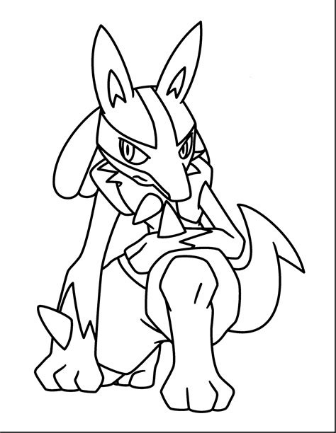 Lucario Coloring Page Free Pokemon Coloring Pages Pokemon Coloring