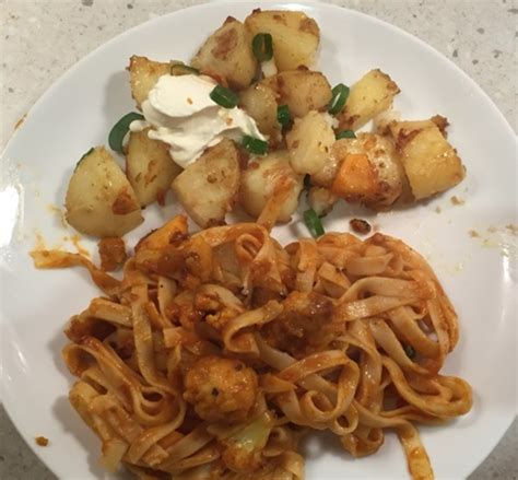 After cutting, put on a floured board and let dry for a while. Vegetarian Curried Egg Noodles with Potato Casserole Recipe - RecipeYum