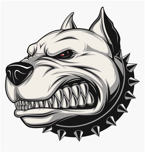 Pitbull Stickers Gangster Dog Cartoon Hd Png Download Transparent