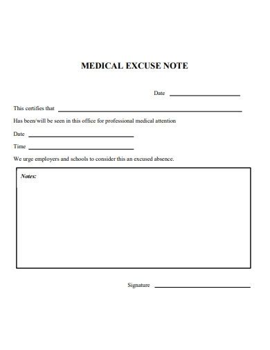 Doctor Excuse 14 Examples Format How To Create Pdf