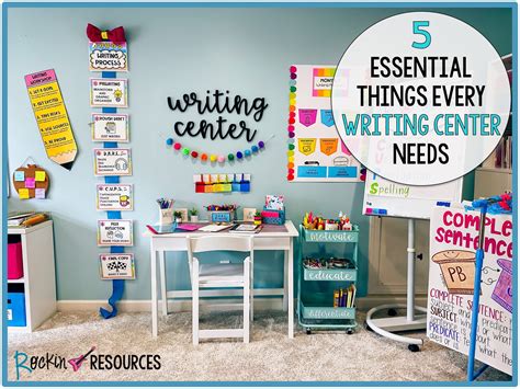 5 Essential Things Every Writing Center Needs Rockin Resources