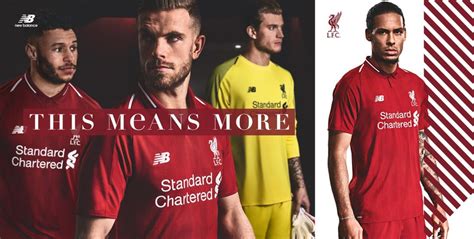 New Liverpool Kit 1819 Lfc Home Shirt Revealed By New Balance