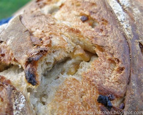 A Messy Kitchen Caramelized Onion Bread My First Post As An Official