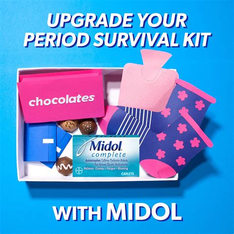 Midol Complete Menstrual Period Symptoms Relief Including Premenstrual Cramps Pain Headache