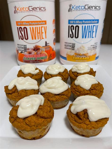 Pumpkin Spice Protein Muffins Low Carb And Keto Friendly