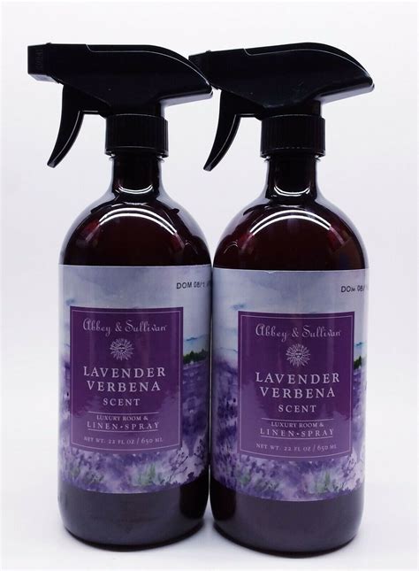2 Abbey And Sullivan Lavender Verbbena Luxury Room Spray Linen Spray 22