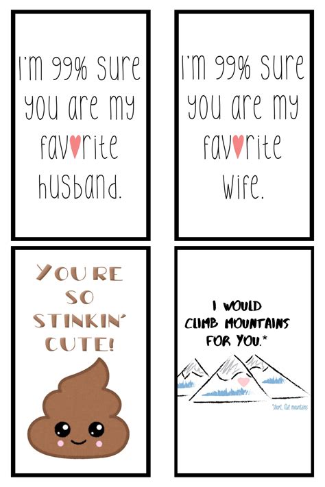 Free Printable Funny Valentines Day Cards For Him
