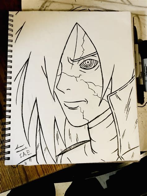 How To Draw Madara Sharingan