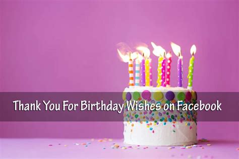 Birthday Thank You Images For Facebook