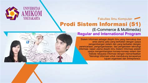 Profil Prodi S Sistem Informasi Universitas Amikom Yogyakarta Youtube
