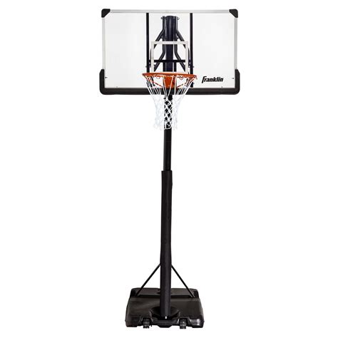 Franklin Sports Basketball Hoop Authentic Clear Portable