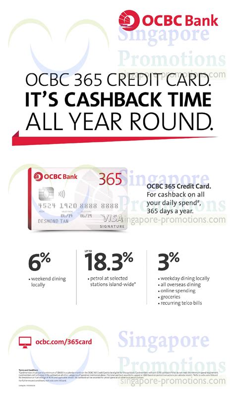 Long before ocbc formed, there ocbc became the second largest bank not just in singapore, but in southeast asian countries as well. OCBC NEW 365 Credit Card Up To 6% Cashback 5 Jun 2014