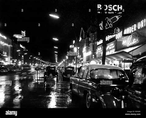 1950s Berlin Street Black And White Stock Photos And Images Alamy
