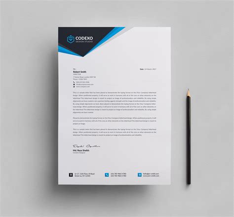 letterhead design templates  template catalog