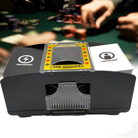 Fstgo Automatic Playing Card Shuffler 1 2 Decks Battery