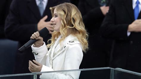 Watch Jackie Evancho Sing National Anthem At Inauguration Nbc News