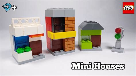 Lego Mini Houses Tutorial Youtube