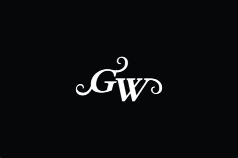 Monogram Gw Logo V2 Gráfico Por Greenlines Studios · Creative Fabrica