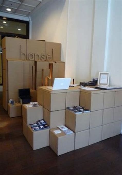This Pop Up Shop Is Made Only From Cardboard Boxes Shops