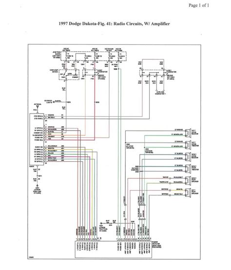 The stereo wiring diagram for the 1998 dodge caravan is basically a wiring blueprint for that vehicle. 98 Dodge Dakotum Speaker Wiring - Wiring Diagram Networks