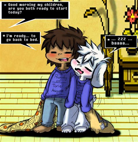 Undertale Frisk And Asriels Greatest Challenge By Neloku On Deviantart