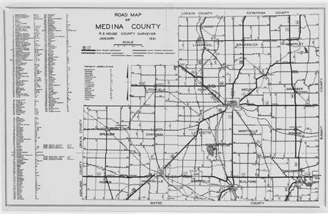 Medina County Map Archive