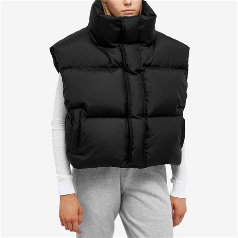 Wardrobenyc Puffer Vest Black End