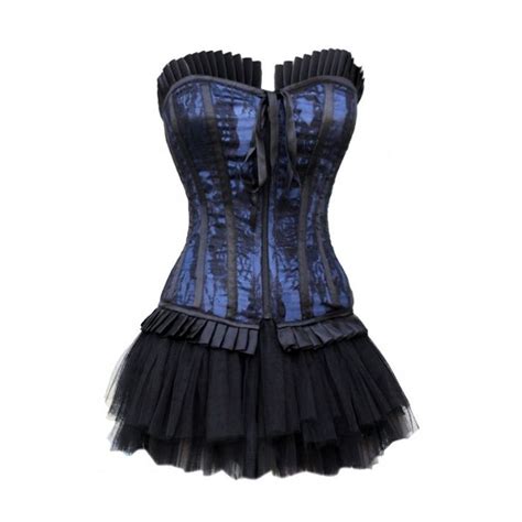 Ge 201 Royal Blue Corset With Black Lace Overlay And Tutu £720 Dont Think This Is Avaliable