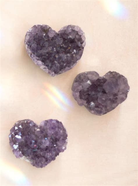 Uruguay Amethyst Heart Medium Crystal Hearts Village Rock Shop