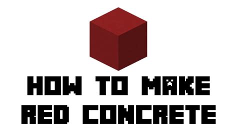 Red Concrete Minecraft ~ How To Get Farm And Grow Nether Wart In