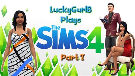 Luckygurlb Plays The Sims 4 Part 7 Soulmates Youtube