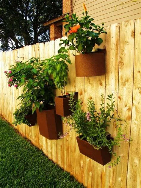 15 Super Unique Fence Planters Thatll Have You Loving Your Privacy