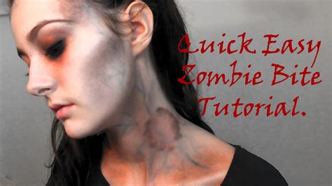 Quick And Easy Zombie Bite Tutorial Youtube