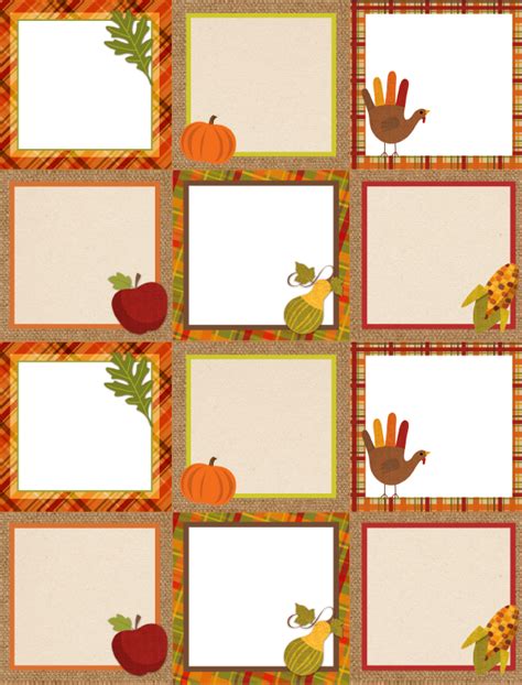 labels  thanksgiving leftovers digital papers