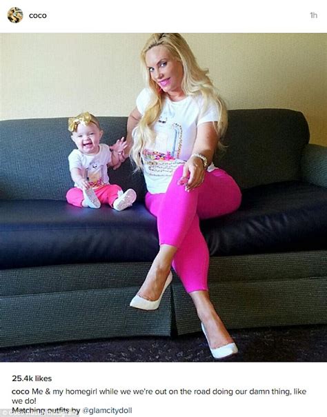 Shoe freak that loves to clean! Coco Austin daughter Chanel wear matching outfits on ...