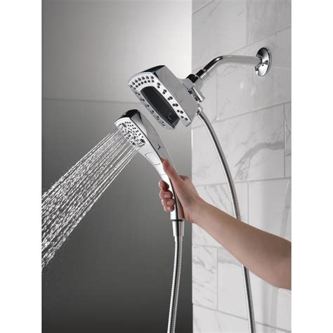 Delta In2ition 5 Spray Patterns 2 5 GPM 5 75 In Wall Mount Dual Shower
