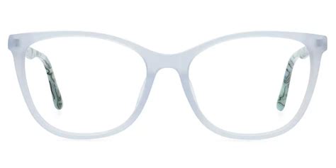 H5088 Oval White Eyeglasses Frames Leoptique