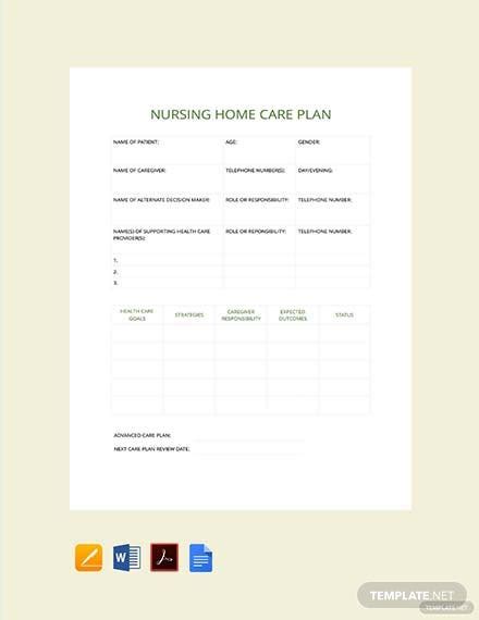 44 Care Plan Templates Free Downloads