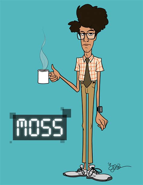The It Crowd Moss Character Design On Behance