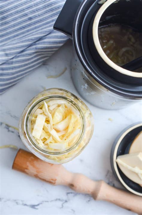 How To Make Sauerkraut In A Crock Little Home In The Making